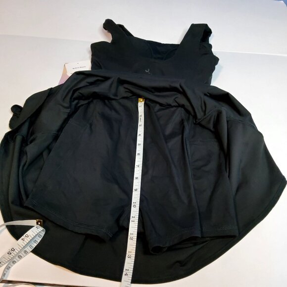 JoyLab Black Onyx Womens Active Dress XS Tiered Ruffle Skirt Workout,Casual Wear - Picture 12 of 14